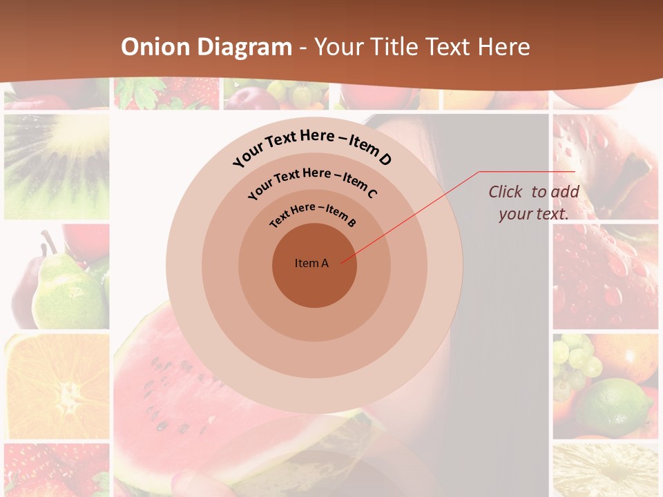 Tropical Frame Smiling PowerPoint Template