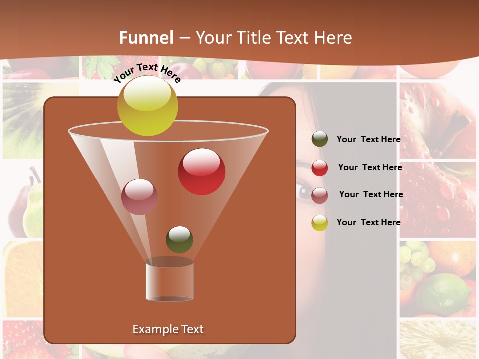 Tropical Frame Smiling PowerPoint Template