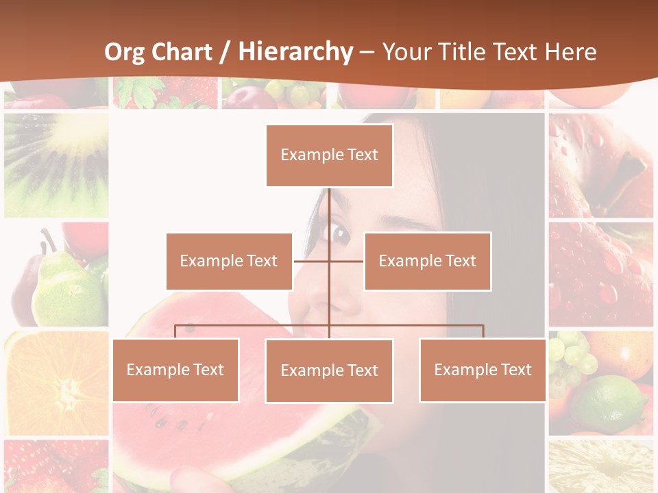 Tropical Frame Smiling PowerPoint Template