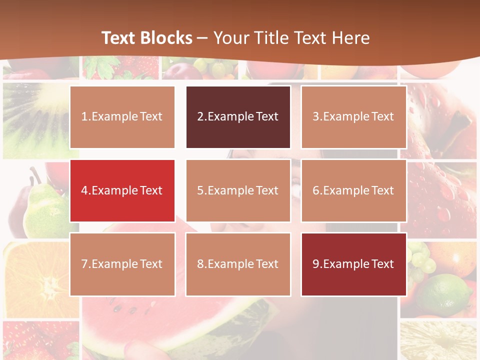 Tropical Frame Smiling PowerPoint Template