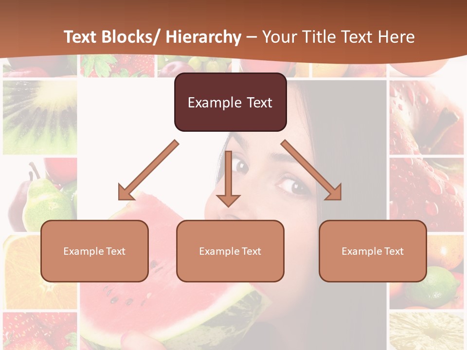 Tropical Frame Smiling PowerPoint Template