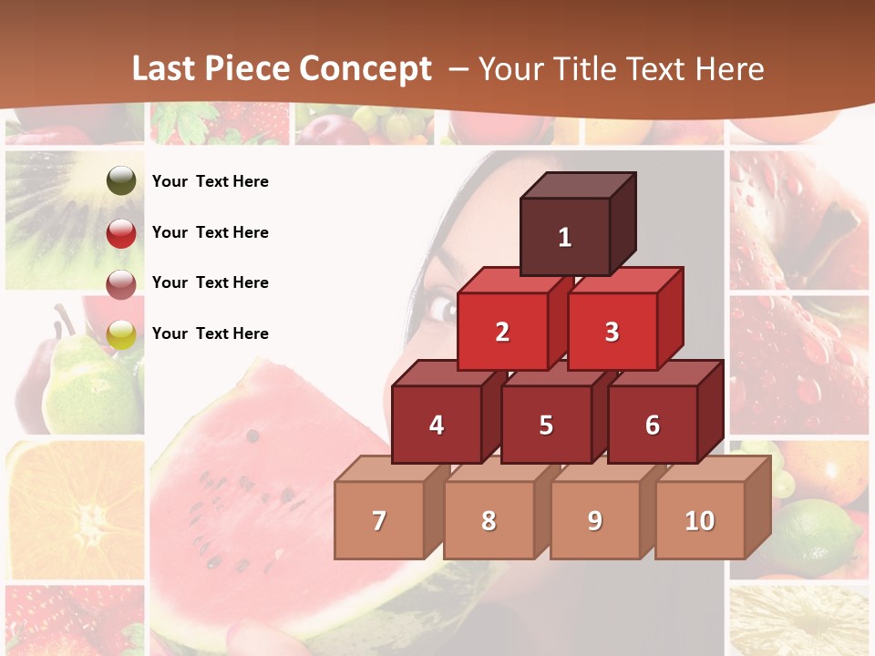 Tropical Frame Smiling PowerPoint Template