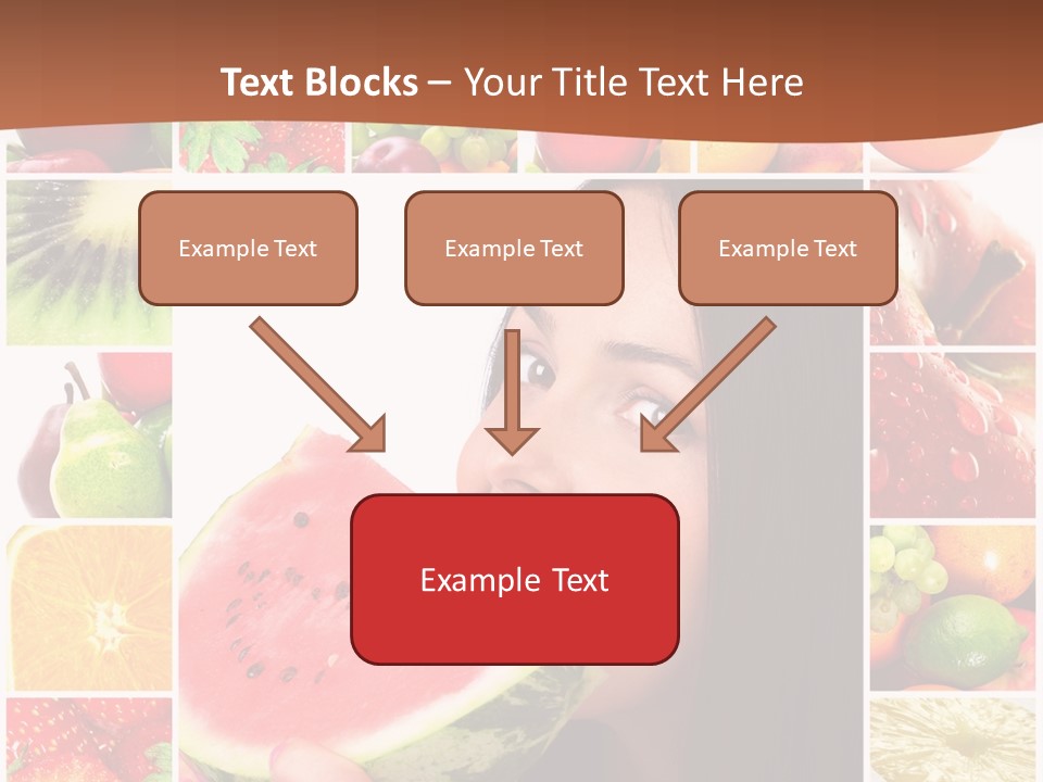 Tropical Frame Smiling PowerPoint Template