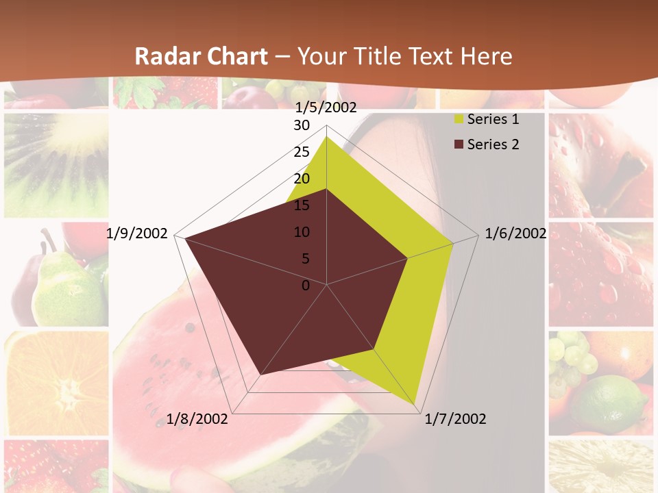 Tropical Frame Smiling PowerPoint Template