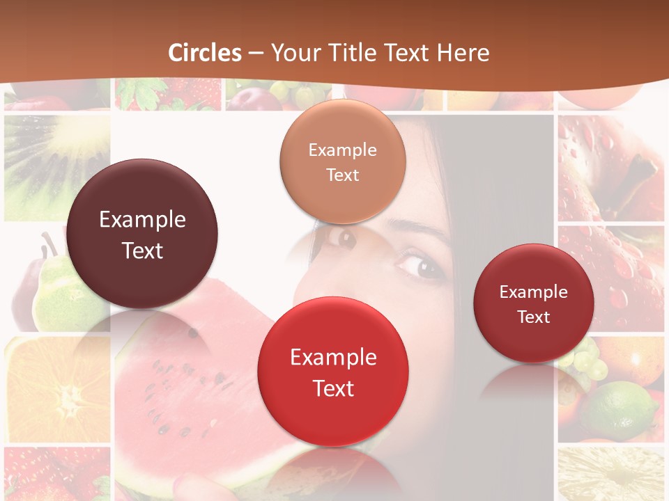 Tropical Frame Smiling PowerPoint Template