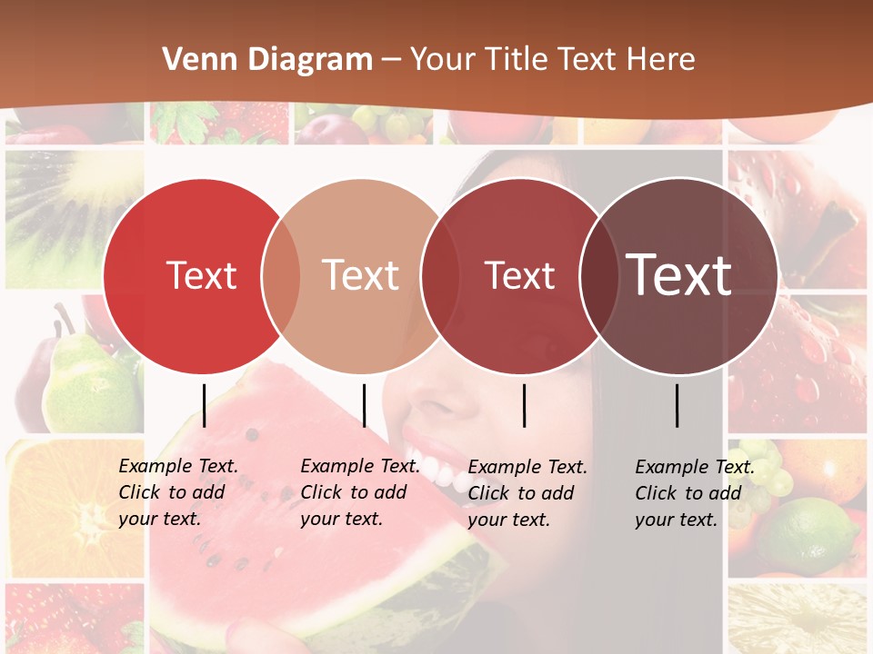Tropical Frame Smiling PowerPoint Template