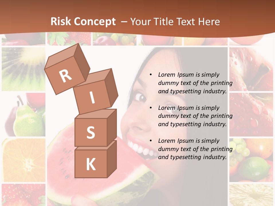 Tropical Frame Smiling PowerPoint Template