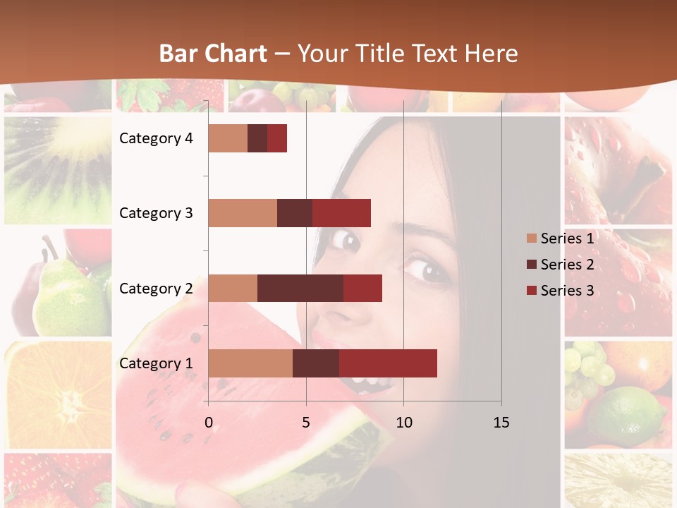 Tropical Frame Smiling PowerPoint Template