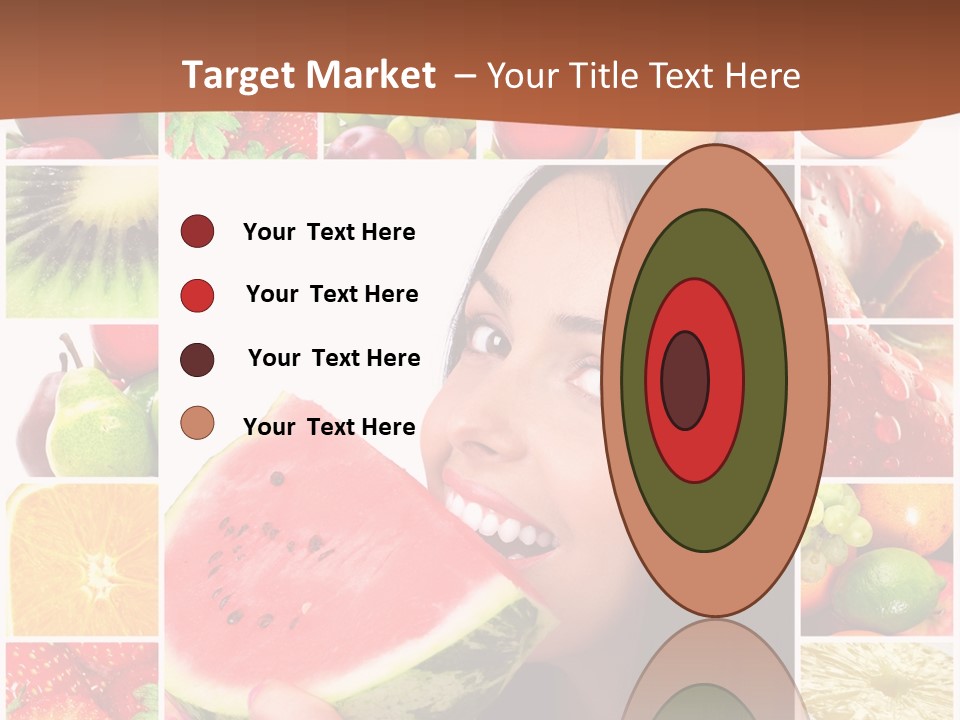 Tropical Frame Smiling PowerPoint Template