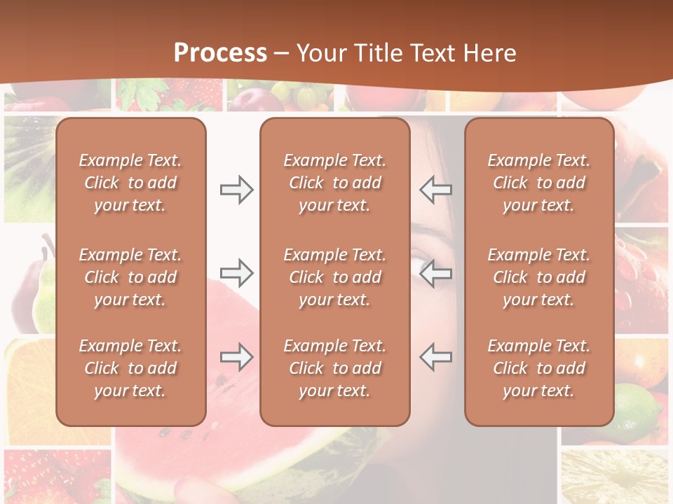 Tropical Frame Smiling PowerPoint Template
