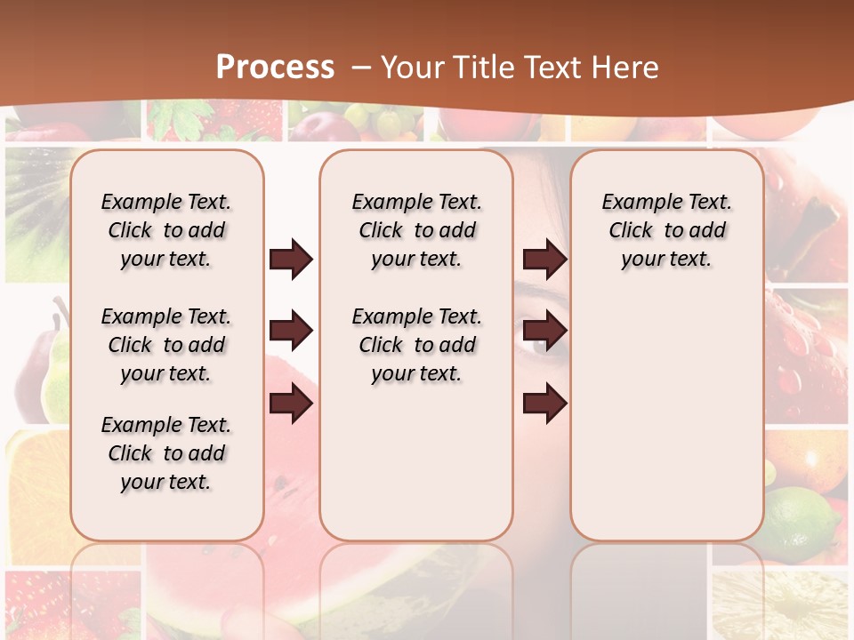 Tropical Frame Smiling PowerPoint Template