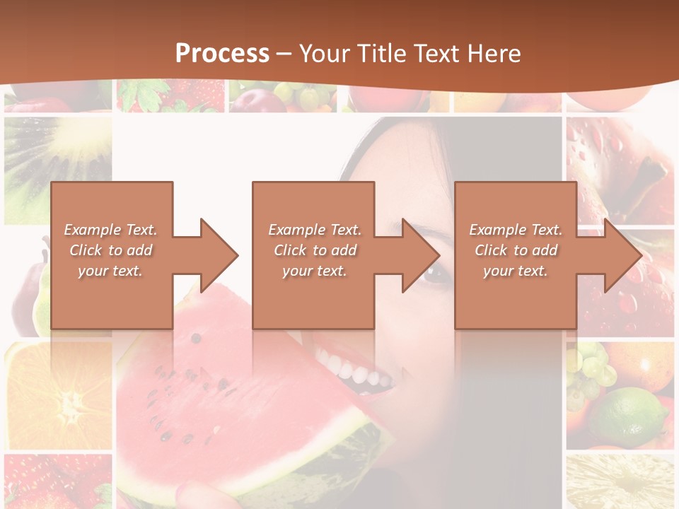 Tropical Frame Smiling PowerPoint Template