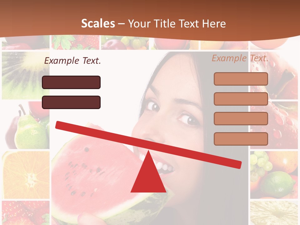 Tropical Frame Smiling PowerPoint Template
