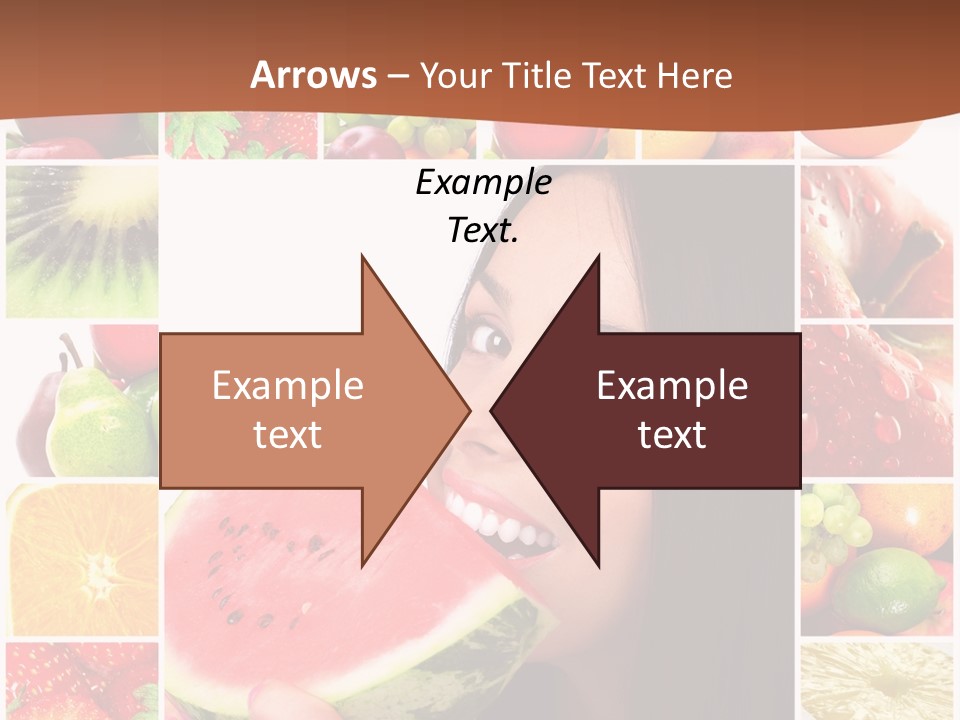 Tropical Frame Smiling PowerPoint Template