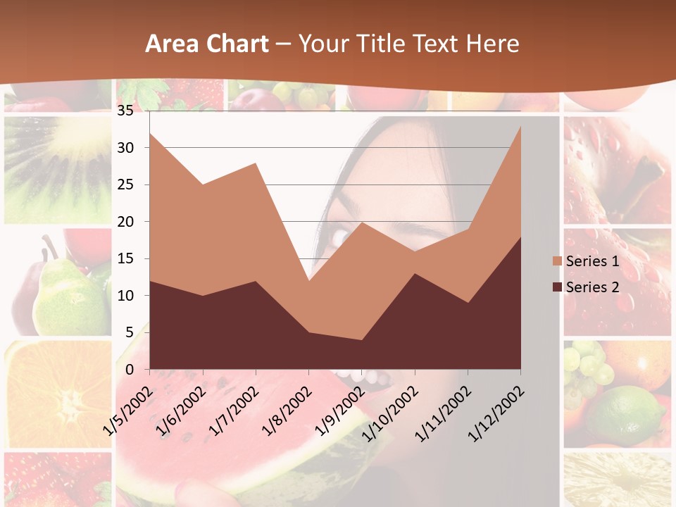 Tropical Frame Smiling PowerPoint Template