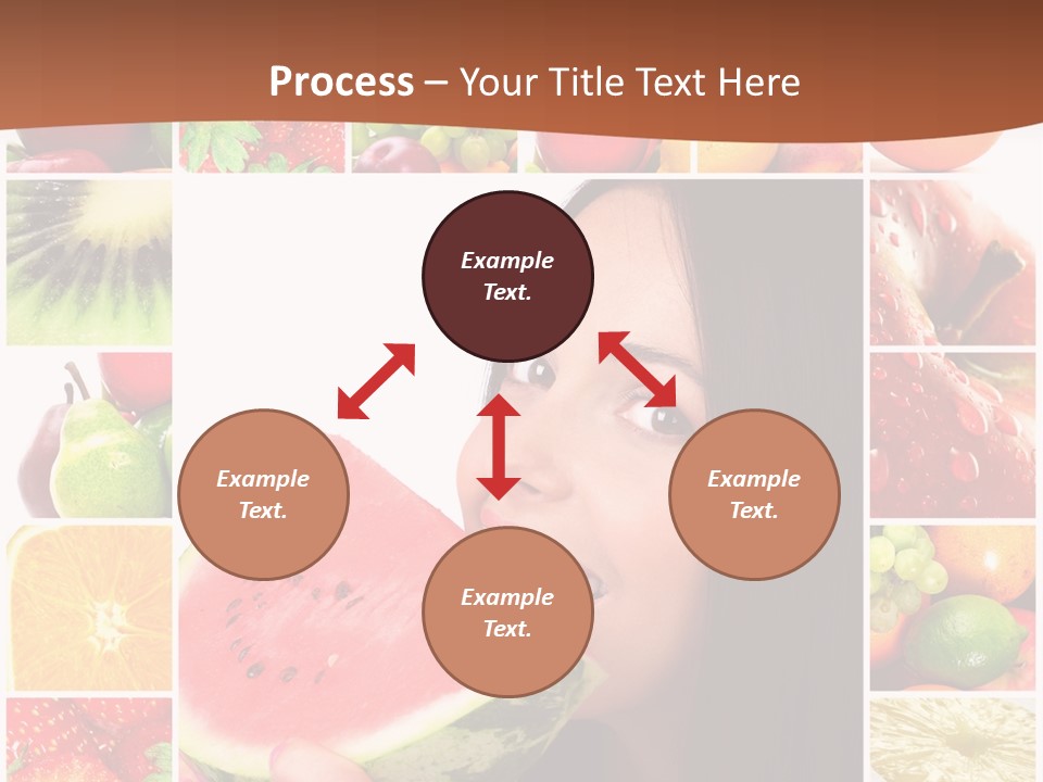 Tropical Frame Smiling PowerPoint Template