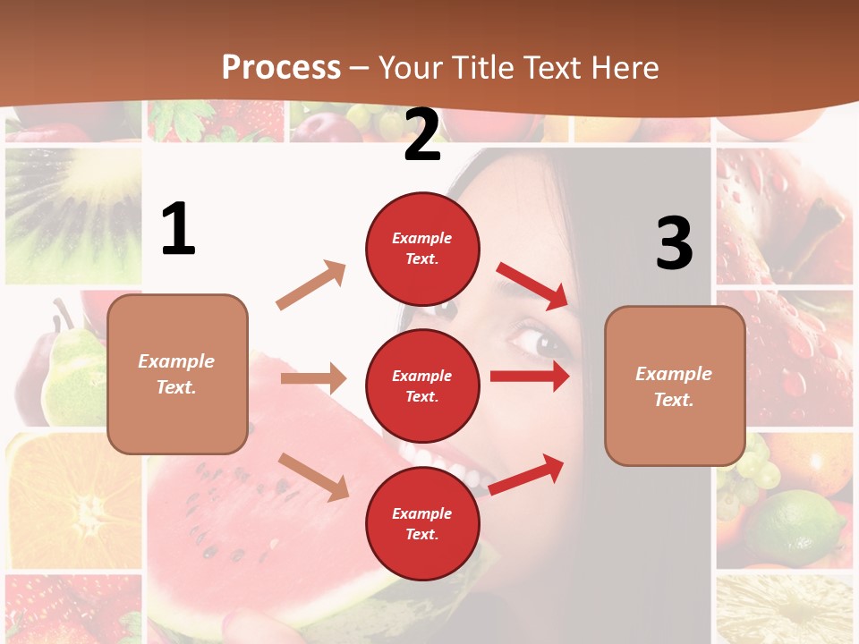 Tropical Frame Smiling PowerPoint Template