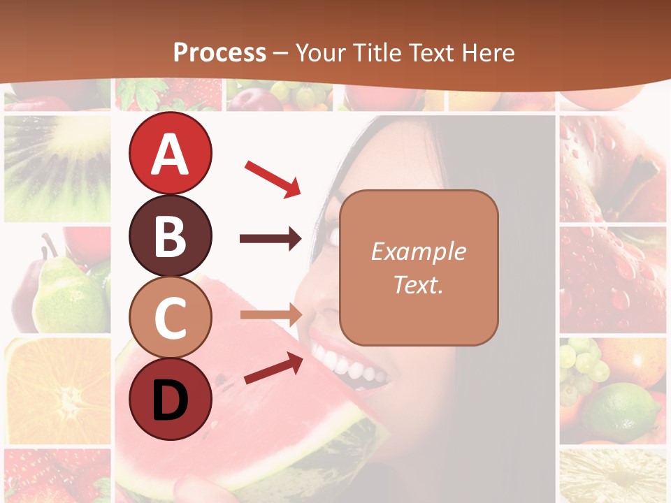Tropical Frame Smiling PowerPoint Template
