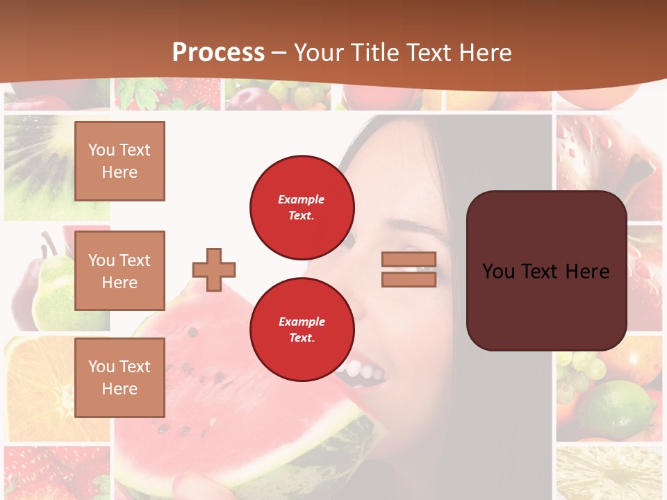 Tropical Frame Smiling PowerPoint Template