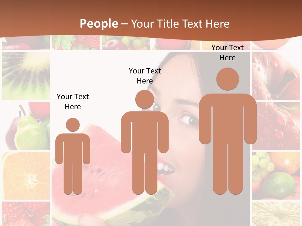 Tropical Frame Smiling PowerPoint Template