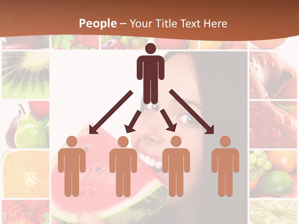 Tropical Frame Smiling PowerPoint Template