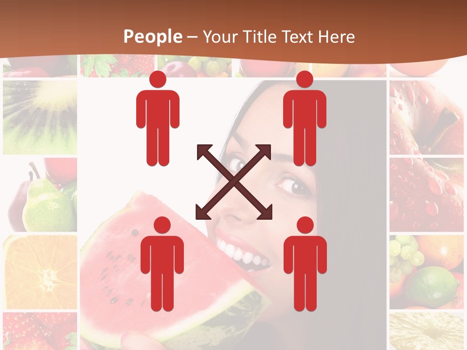 Tropical Frame Smiling PowerPoint Template