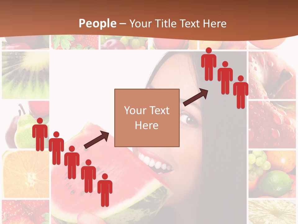 Tropical Frame Smiling PowerPoint Template