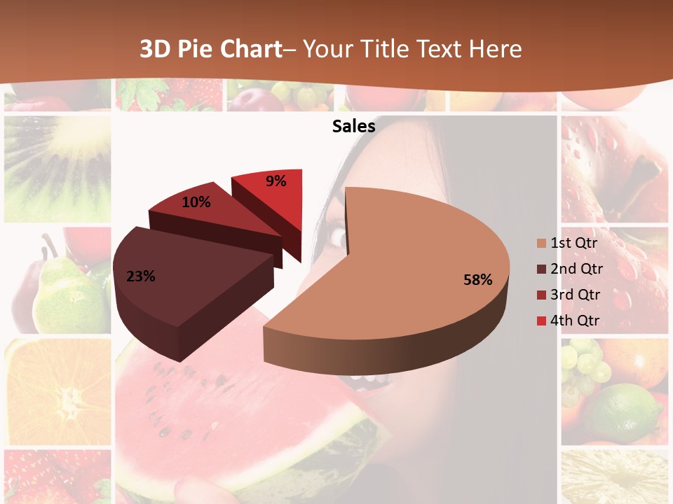 Tropical Frame Smiling PowerPoint Template