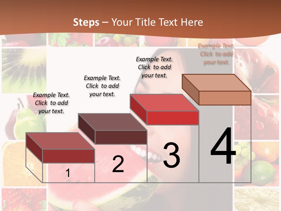 Tropical Frame Smiling PowerPoint Template