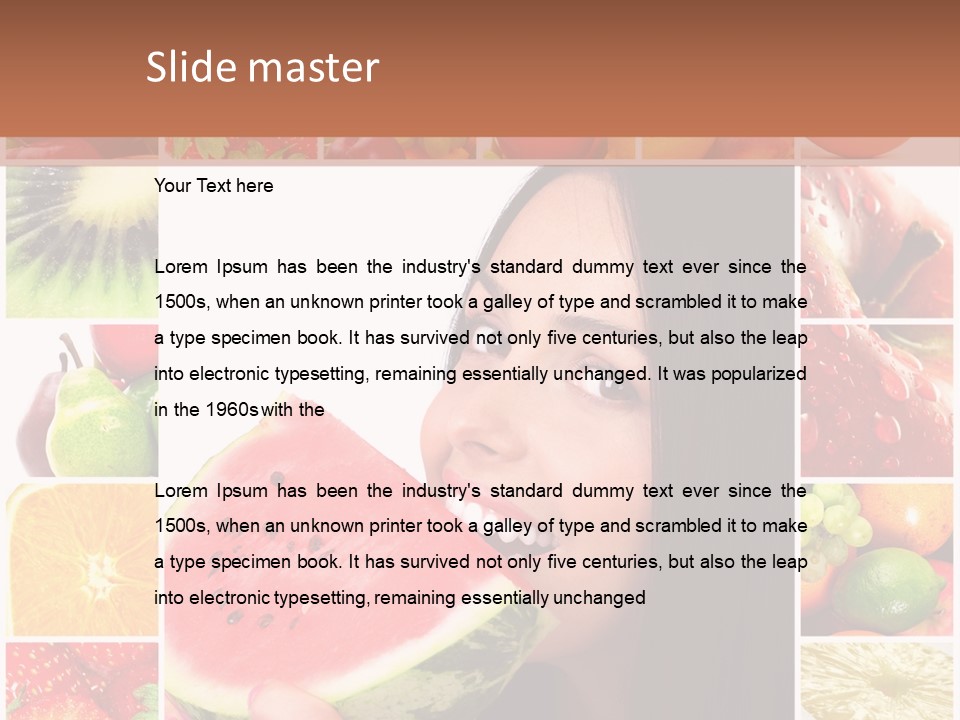 Health Banana Diet PowerPoint Template