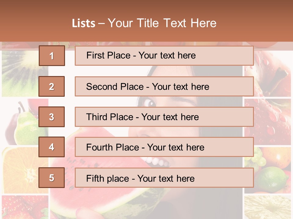 Health Banana Diet PowerPoint Template