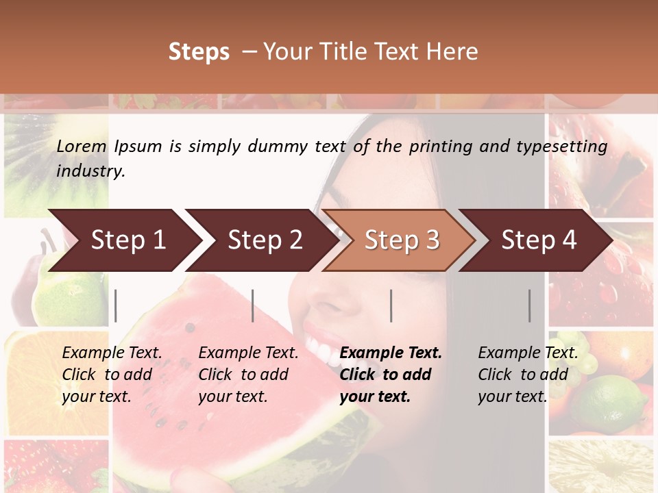 Health Banana Diet PowerPoint Template