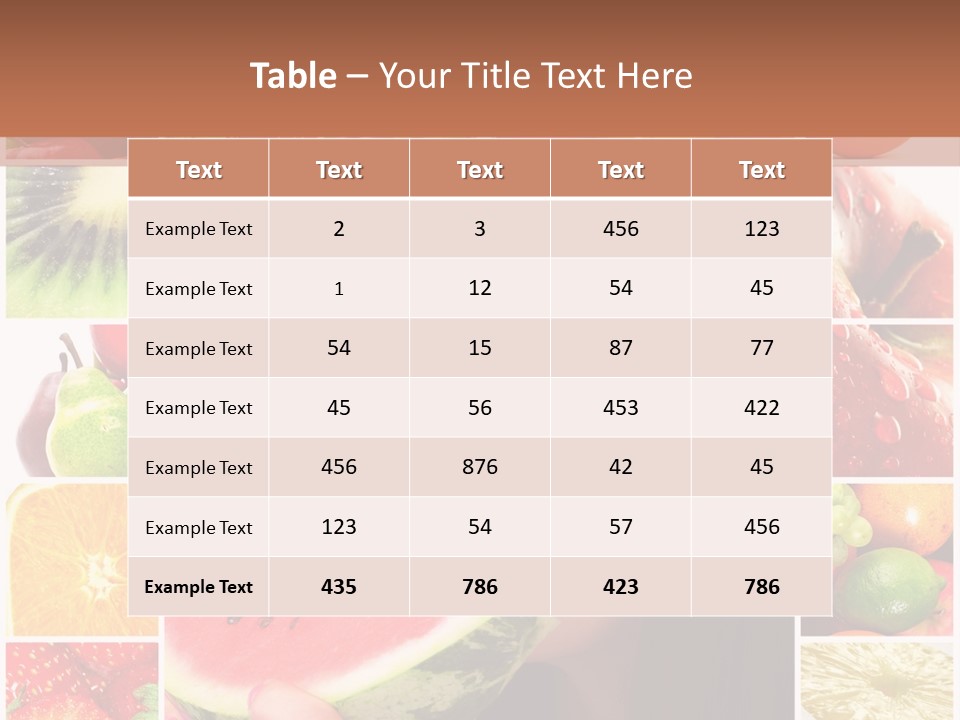 Health Banana Diet PowerPoint Template