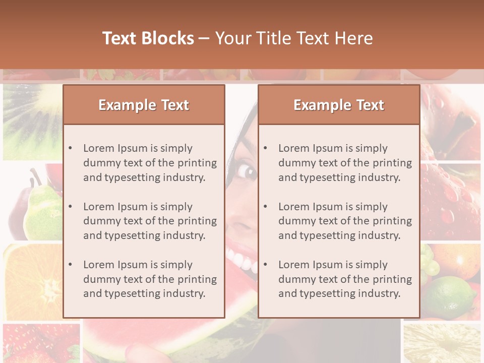 Health Banana Diet PowerPoint Template