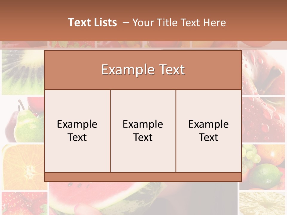 Health Banana Diet PowerPoint Template