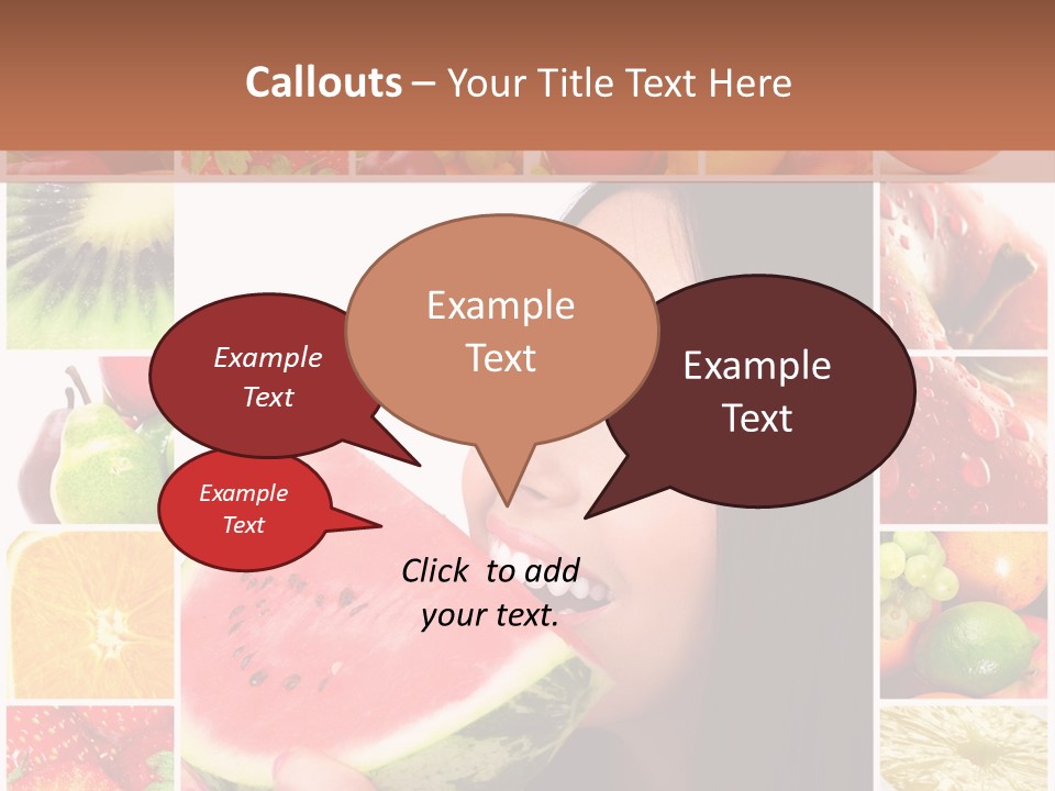 Health Banana Diet PowerPoint Template