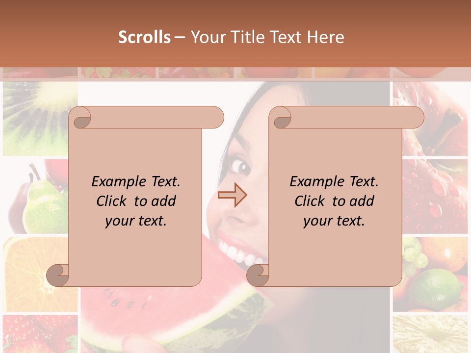 Health Banana Diet PowerPoint Template