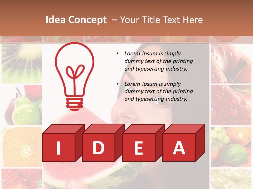 Health Banana Diet PowerPoint Template