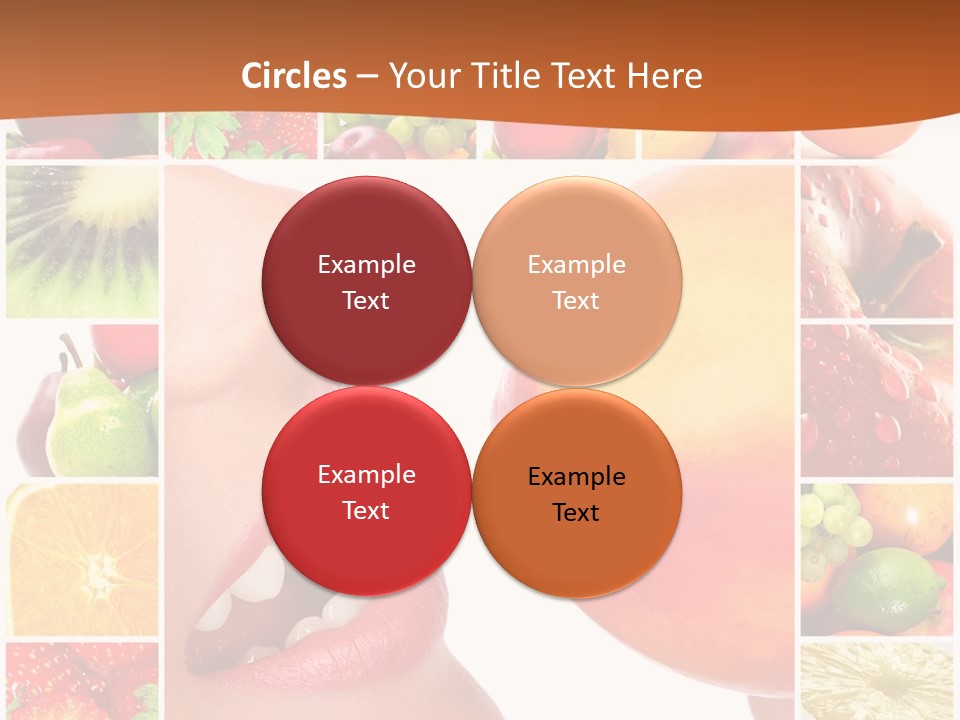 Background Pretty Banana PowerPoint Template