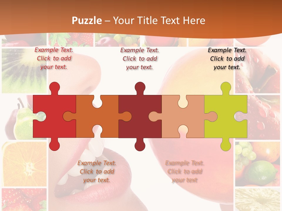 Background Pretty Banana PowerPoint Template