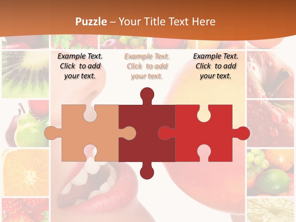 Background Pretty Banana PowerPoint Template