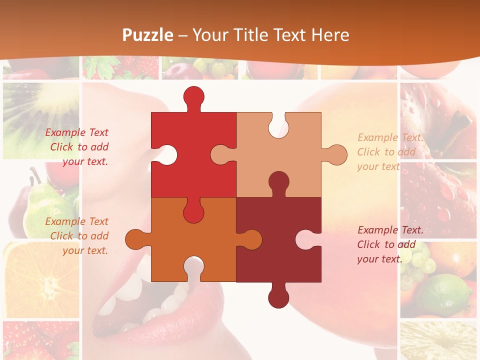 Background Pretty Banana PowerPoint Template