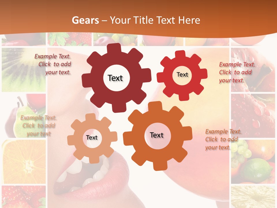 Background Pretty Banana PowerPoint Template