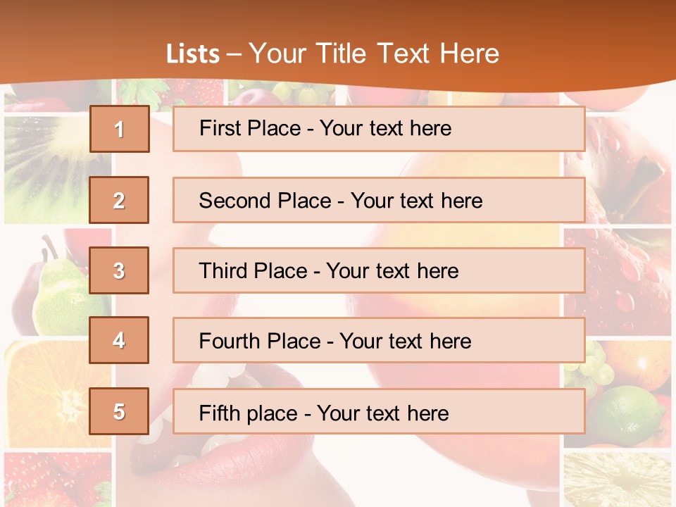 Background Pretty Banana PowerPoint Template