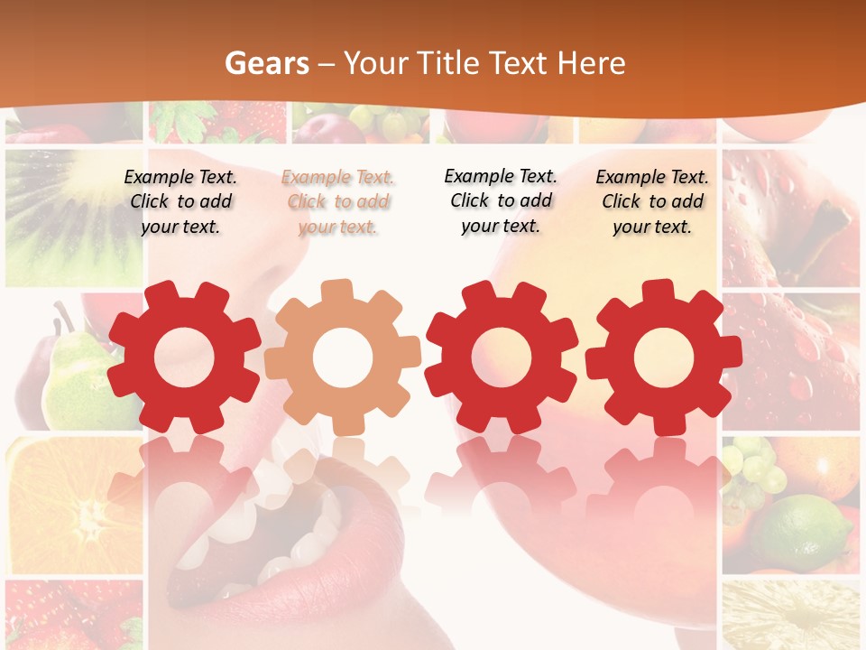 Background Pretty Banana PowerPoint Template