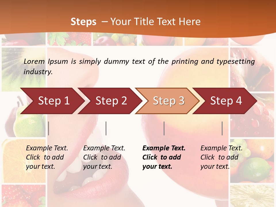 Background Pretty Banana PowerPoint Template