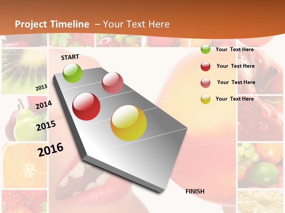 Background Pretty Banana PowerPoint Template