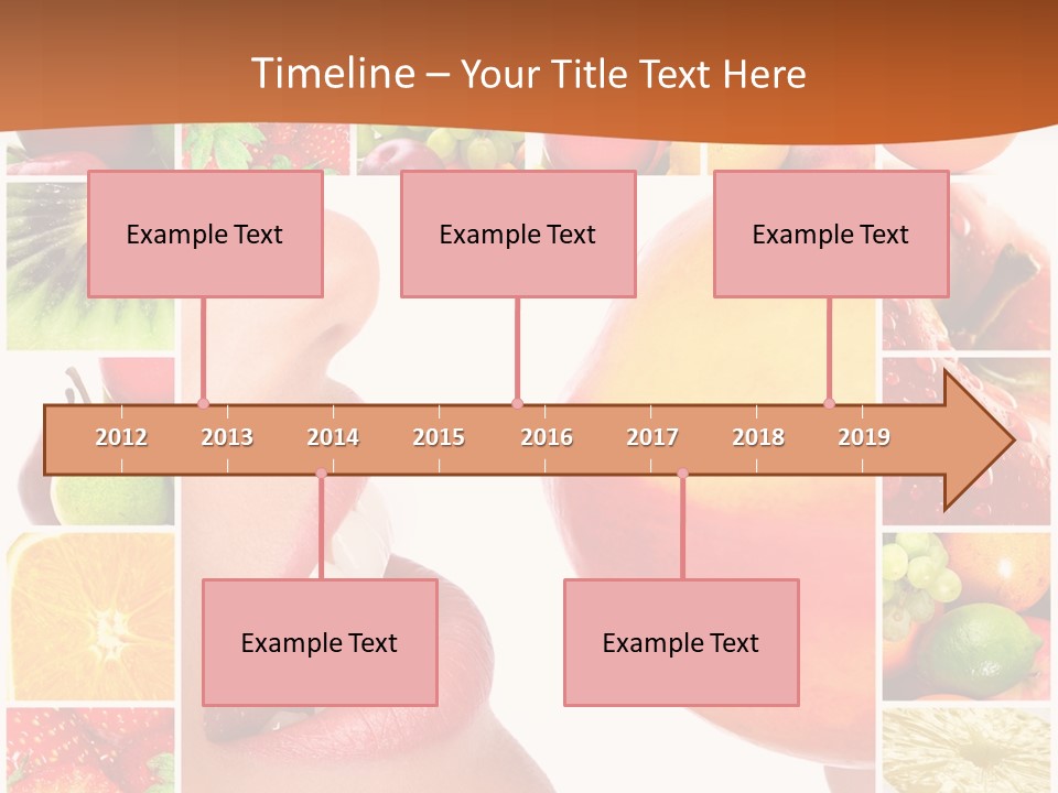 Background Pretty Banana PowerPoint Template