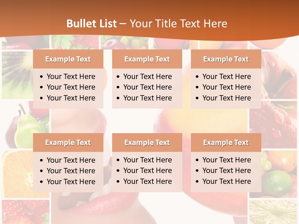 Background Pretty Banana PowerPoint Template