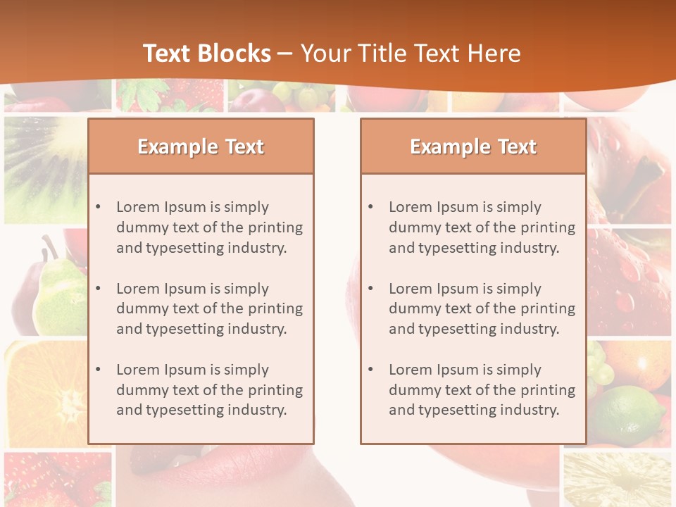 Background Pretty Banana PowerPoint Template